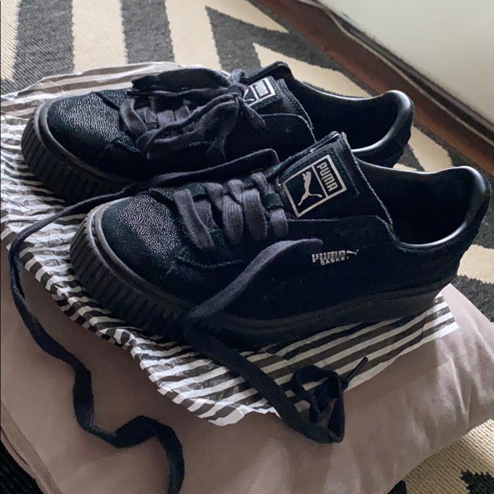 PUMA BASKET PLATFORM ALL BLACK